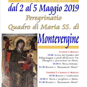 Locandina Peregrinatio Madonna Montevergine